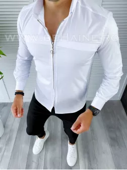 Camasa barbati alba slim fit B1317 7-1.3